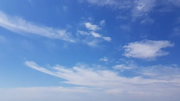 Cloudscape Fluffy Clouds Blue Sky — Stock Photo, Image