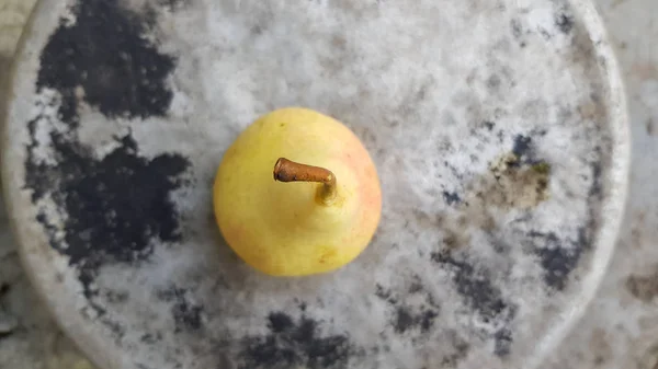 Bahçeden Taze Armut Topladım — Stok fotoğraf