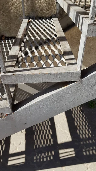 Detalles Del Edificio Con Sombras Luces — Foto de Stock