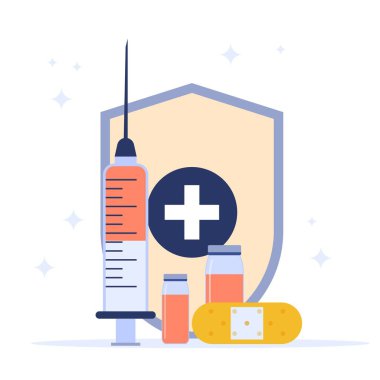 Aşı kavramı tıbbi sağlık bağışıklığı