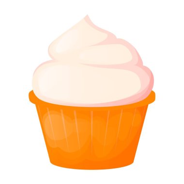 Kek, tatlı pasta, doğum günü yemeği, pastane, parti vektör illüstrasyonu. Çikolata kremalı tatlı. Lezzetli.