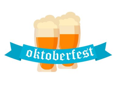 Oktoberfest elementleri bira festivali. Almanya Ekim Festivali geleneksel alkol partisi.