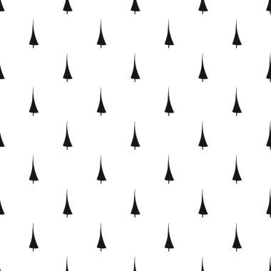 Kış tatili için Noel ağacı ve kar taneleriyle kusursuz desenler..