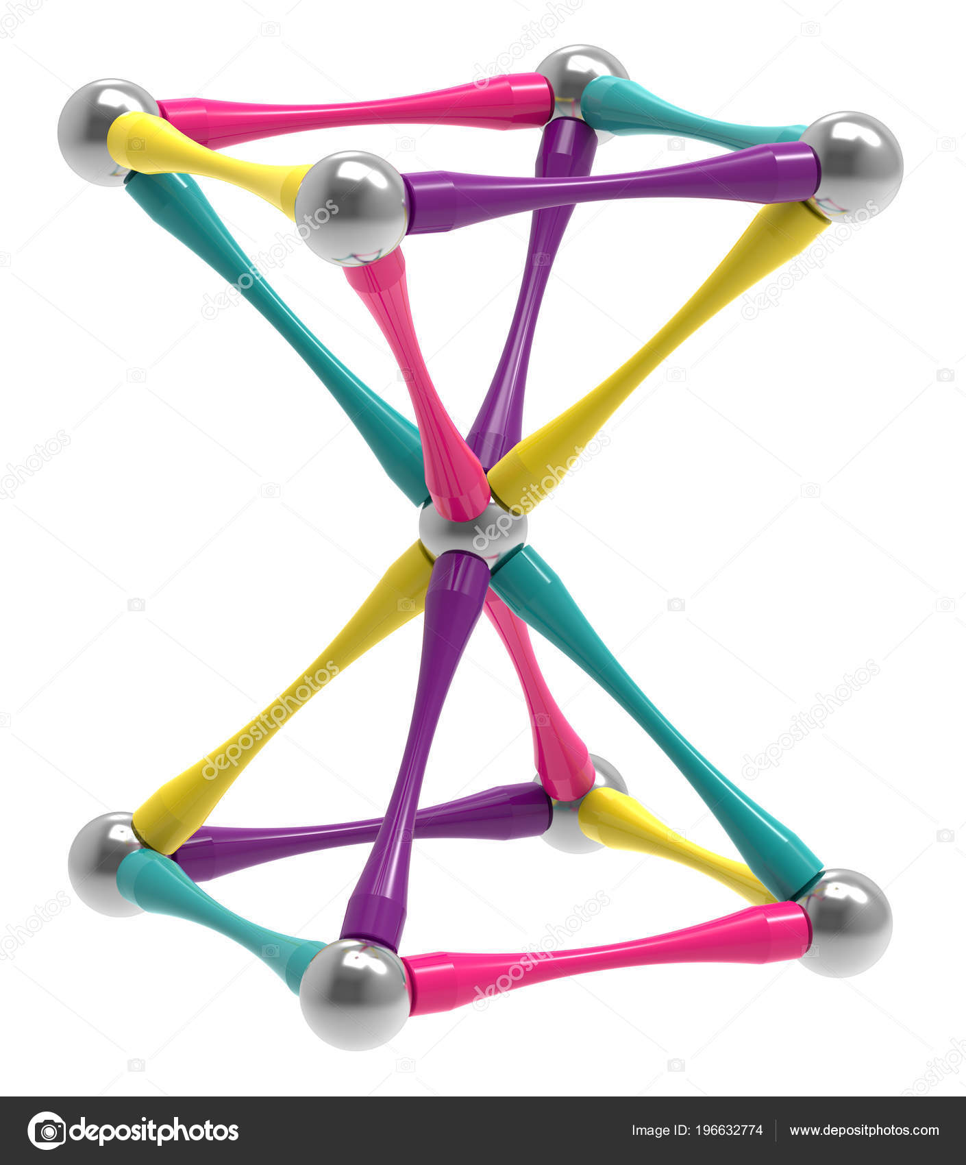 Children's Magnetic Steel Balls Form Hourglass Inverted Stock Photo by ©AndreyProektant 196632774