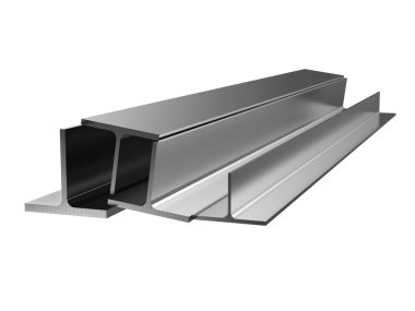 Metal Hadde. Galvanizli çelik boğa. 3D çizim