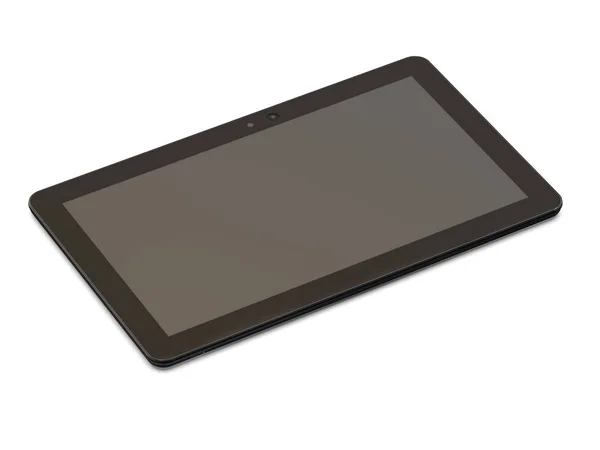 Electronic Tablet Two Angles White Background Rendering — Stock Photo, Image