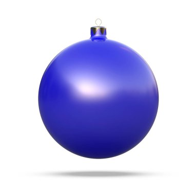 Noel ağacı beyaz arka plan üzerinde izole için Noel oyuncak. 3D çizim