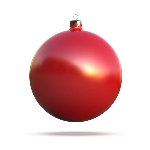 Χριστούγεννα Παιχνίδι Για Χριστουγεννιάτικο Δέντρο Που Απομονώνονται Λευκό Φόντο Απεικόνιση — Φωτογραφία Αρχείου