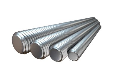 Stud dişli galvanizli çelik. Metal Hadde. 3D çizim