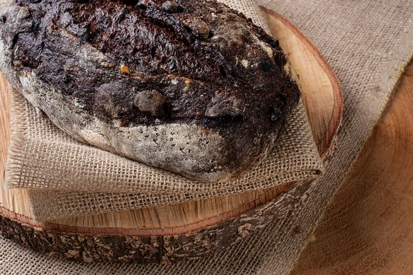 Pane Cacao Fermentazione Naturale Italiano — Foto Stock