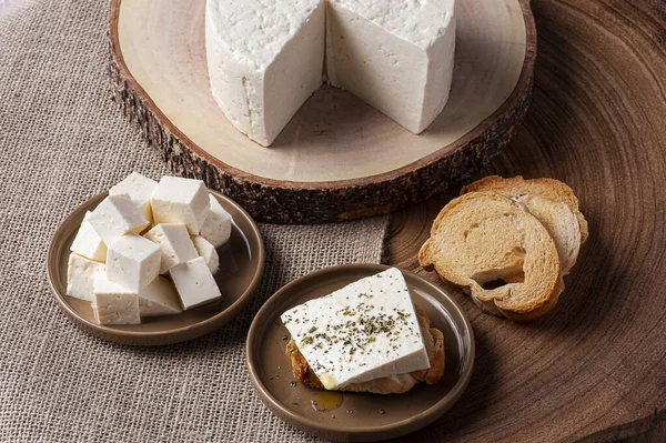 Formaggio Fresco Tipico Dell Interno Del Brasile Nello Stato Del — Foto Stock