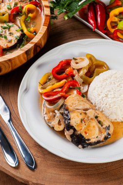 Tipik Brezilya mutfağı Moqueca de Peixe