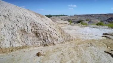 Kamera curvy kil ocağı gorge yamaçları ile birlikte hareket eder