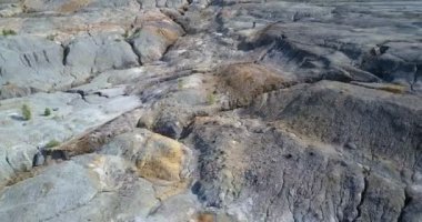 havadan görünümü doğa ekosistem tarafından geri kil çukur terk 