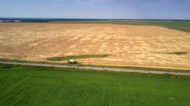 makine buğday alan hasat işlemleri birleştirir