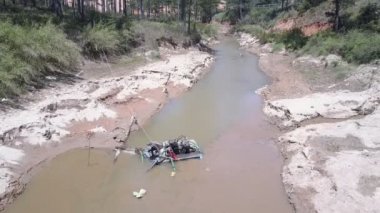 büyük ayıklama makinesi işletim kum madenci üzerinde yükselen