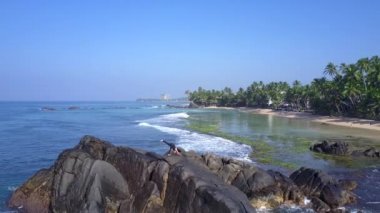 siyah eşofman uygulamaları yoga anten güzel bayan