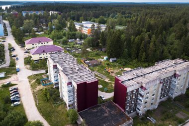Kentsel köy Nikolsky refleks nehrinde Leningrad region yakınındaki Karelya, Rusya Federasyonu.