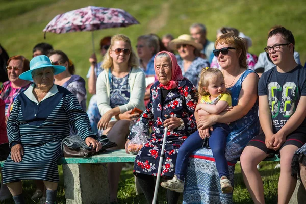 Nikolskiy Leningrad Reg Russia Jun 2018 Festivalarrangementer Dedikeret Til Årsdagen - Stock-foto