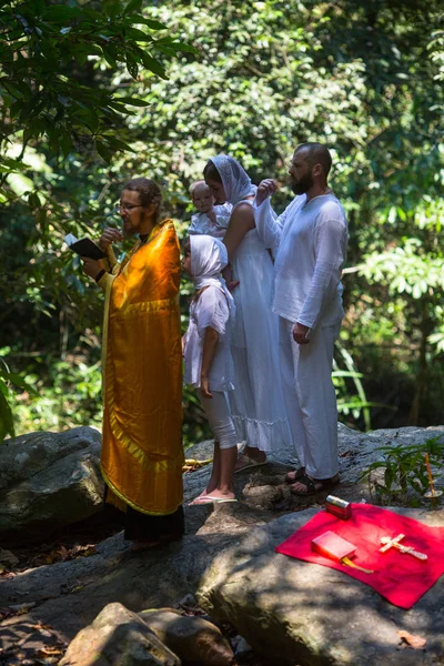 コチャン 2018 中キリスト教正統聖餐洗礼 タイでは現在 の正統の教区 002 人口の正統派的信仰を実践 — ストック写真