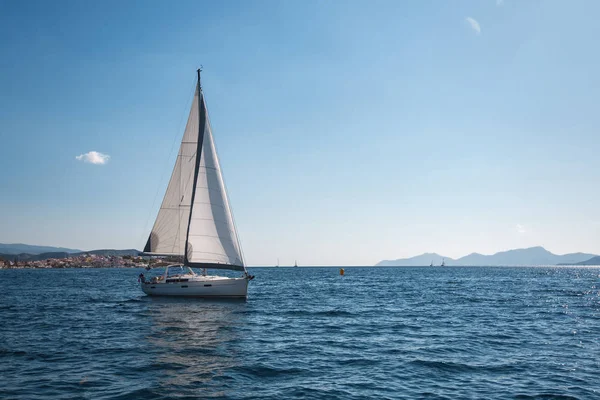 Luxury Yachts Regatta Racing Boats Sea — Stock Photo, Image