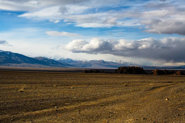 Прекрасний Вид Степу Гори Західної Монголії — стокове фото
