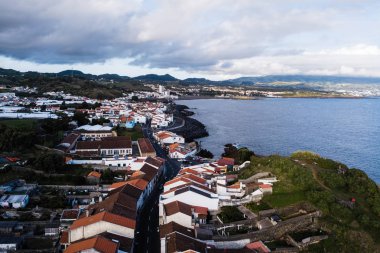 Ponta Delgada sahil, San Miguel Island, Azores, Portekiz.