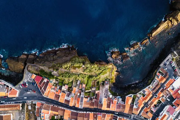 Blick Von Oben Auf Die Ponta Delgada Küste Insel San — Stockfoto