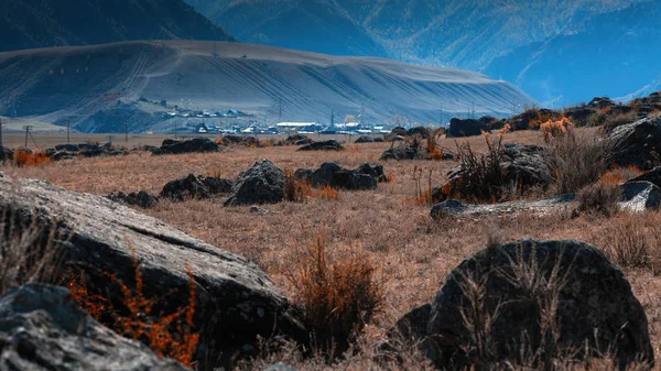 Paysages Des Montagnes Altaï Dans République Altaï Russie — Photo