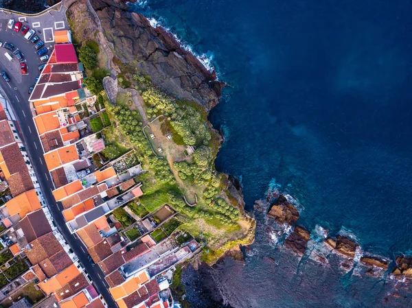 Πόντα Ντελγάδα Ακτή Κάτοψη Νησί San Miguel Αζόρες Πορτογαλία — Φωτογραφία Αρχείου