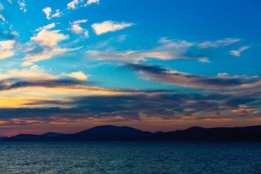 Ege Denizi, Yunanistan inanılmaz alacakaranlıkta.