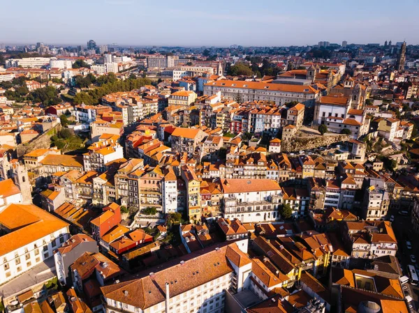 Vue Aérienne Des Maisons Vieille Ville Porto Centre Portugal — Photo