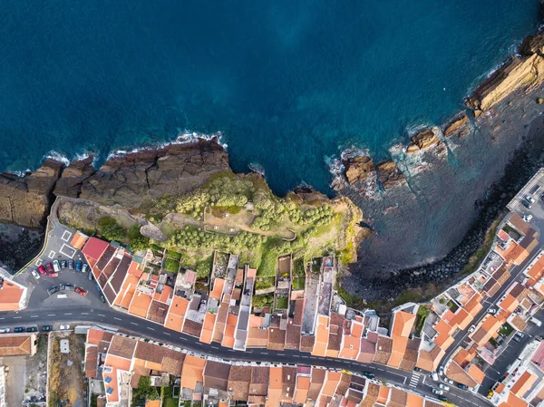 Ponta Delgada Wybrzeże Widok Góry Wyspie San Miguel Azory Portugalia — Zdjęcie stockowe
