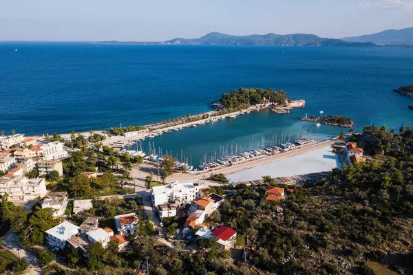 Methana Segling Yaht Marina Egeiska Havet Grekland — Stockfoto