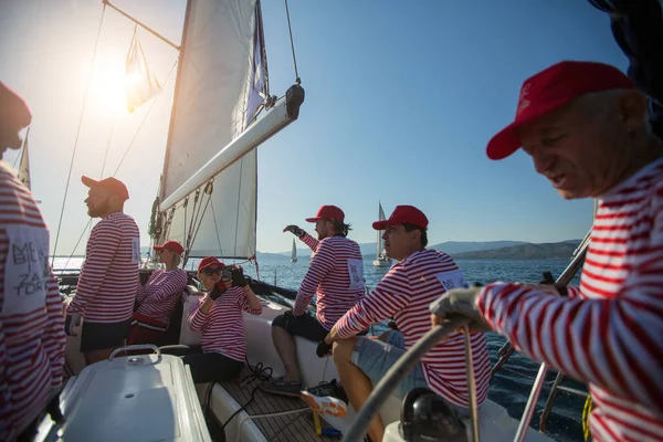 Methana Grekland Okt 2018 Sjömän Delta Segling Regatta 20Th Ellada — Stockfoto