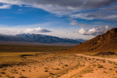 Views of the mountains of Western Mongolia. clipart