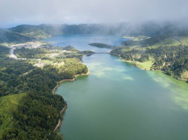Göllerde Sete Cidades San Miguel Adası - Portekiz.