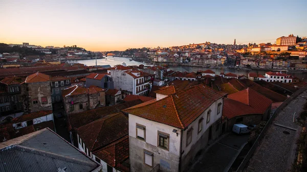 View Douro River Vila Nova Gaia Порту Португалия — стоковое фото