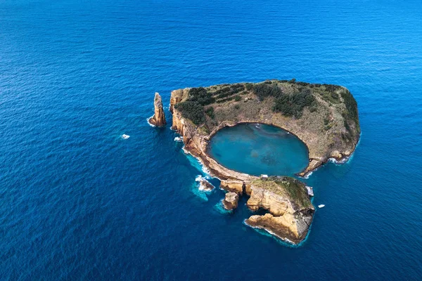 Vue Dessus Îlot Vila Franca Campo Açores Portugal — Photo