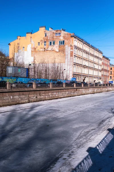Petersburg Russland Mar 2019 Auf Einer Der Straßen Der Innenstadt — Stockfoto