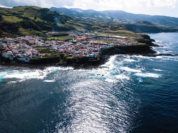 Top View San Miguel Island Azores Portugal — Stock Photo, Image