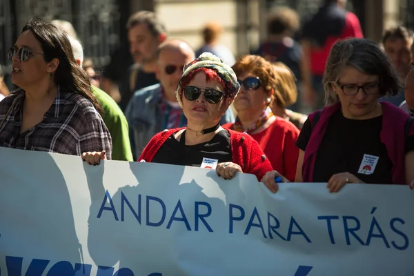 Porto Portugal Mei 2019 Viering Van Mei Dag Het Centrum — Stockfoto