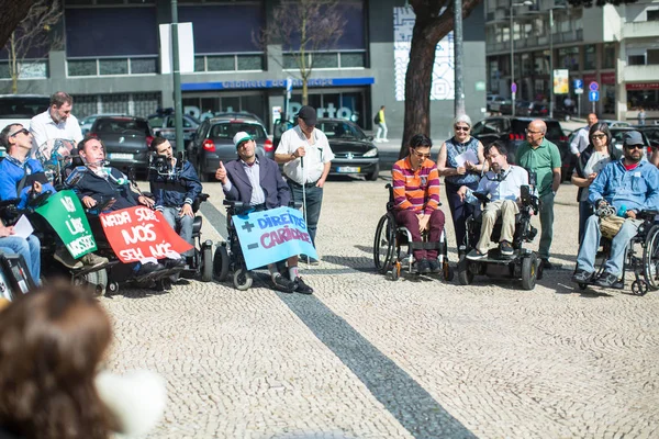 Porto Portugal Maj 2019 Manifest För Independent Life Marsch För — Stockfoto