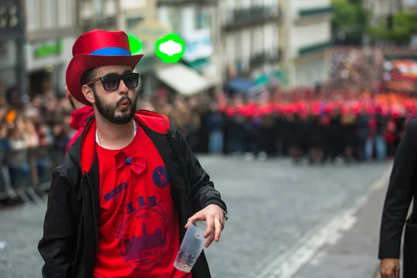 Porto Portugal Maio 2019 Durante Cortejo Queima Das Fitas Festa — Fotografia de Stock