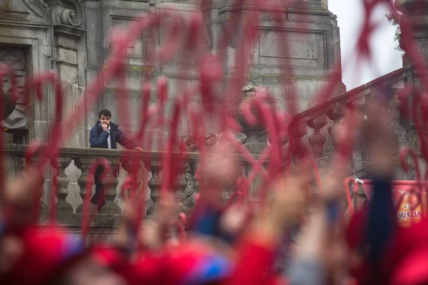 Porto Portugal Maio 2019 Durante Cortejo Queima Das Fitas Festa — Fotografia de Stock