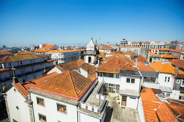 Blick Auf Die Dächer Der Stadt Porto Portugal — Stockfoto