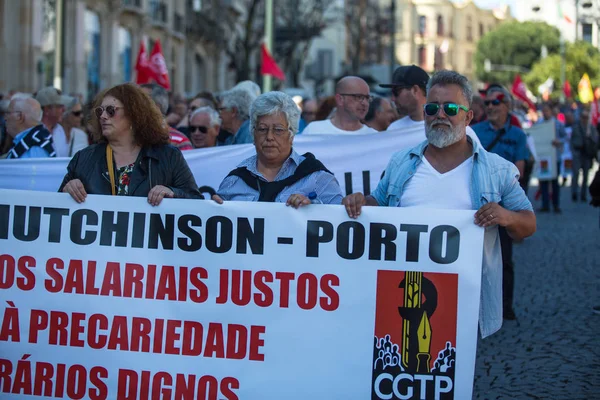 Porto Portugal May 2019 Celebration May Day Oporto Centre General — Stock Photo, Image