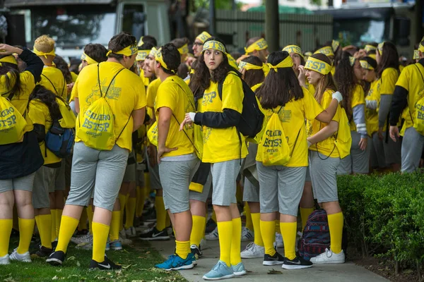 Porto Portugal May 2019 Cortejo Queima Das Fitas Annual Festivity — Stock Photo, Image