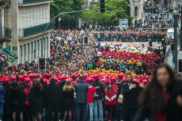 Porto Portugal Mai 2019 Pendant Cortejo Queima Das Fitas Fête — Photo