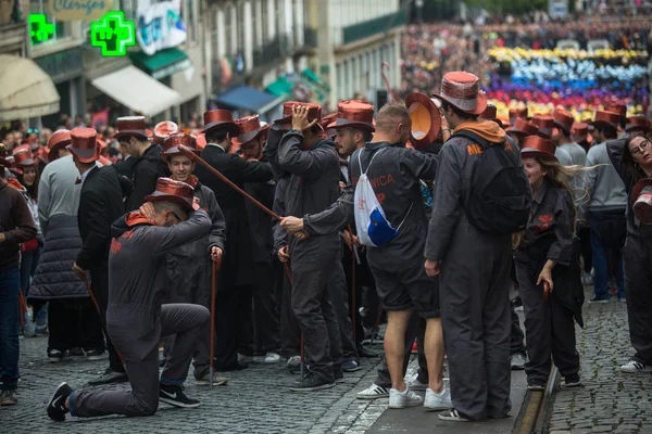 Porto Portugal May 2019 Cortejo Queima Das Fitas Annual Festivity — Stock Photo, Image